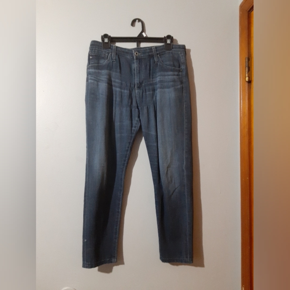 AG Jeans The Farrah Skinng High Rise Slanky Blue Women's 28R Casusl